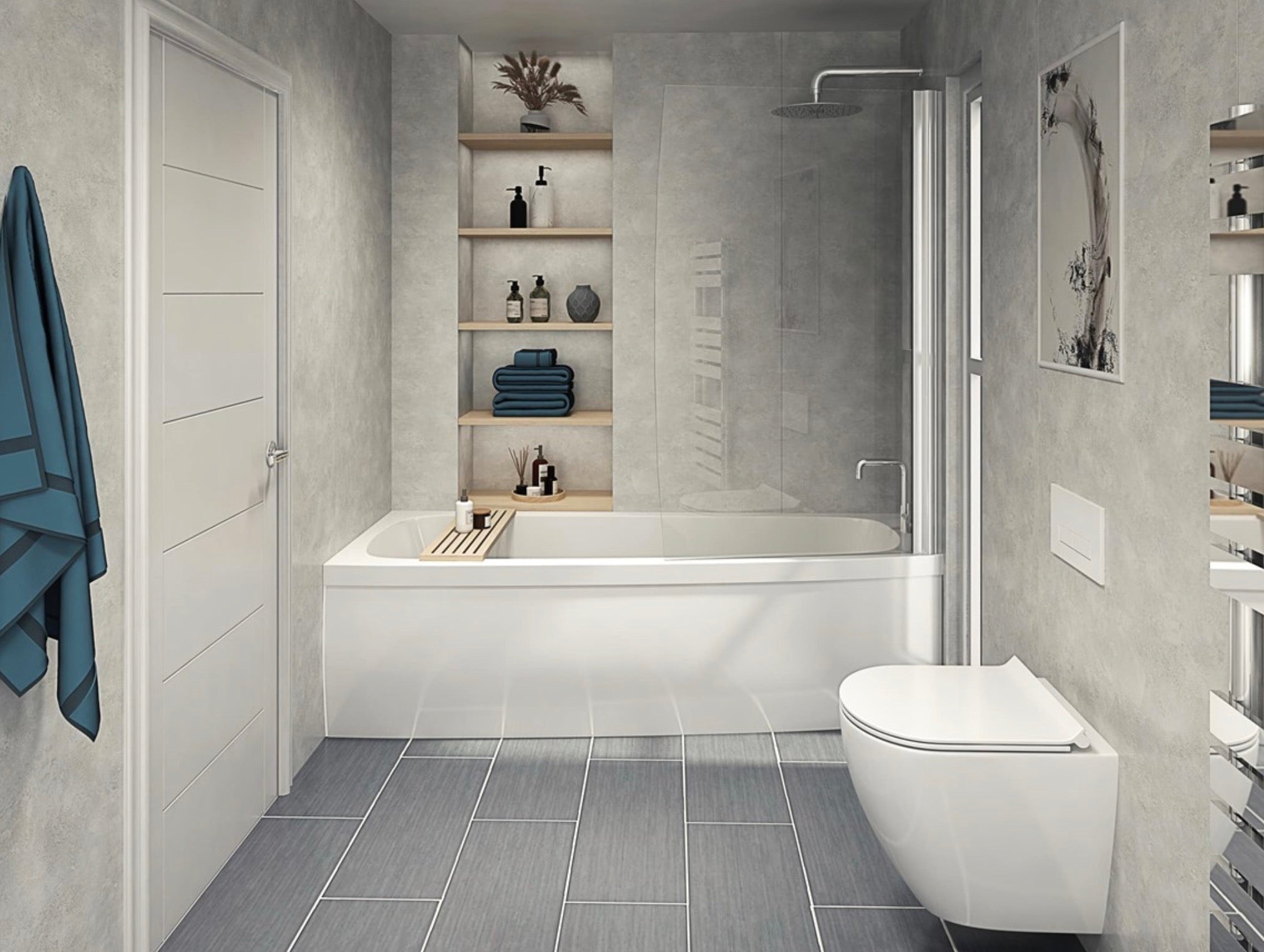 Perform Panel Cloudy Marble